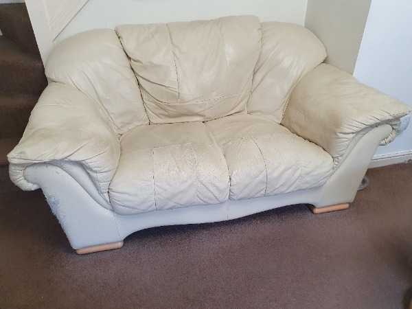 Two Seater Leather Sofa