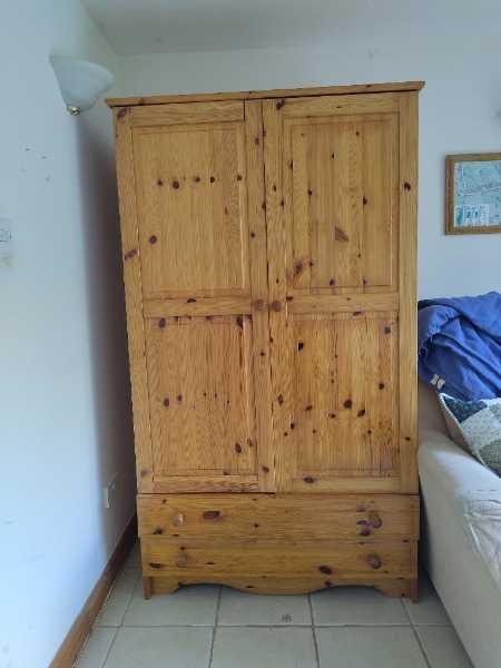 Pine wardrobe