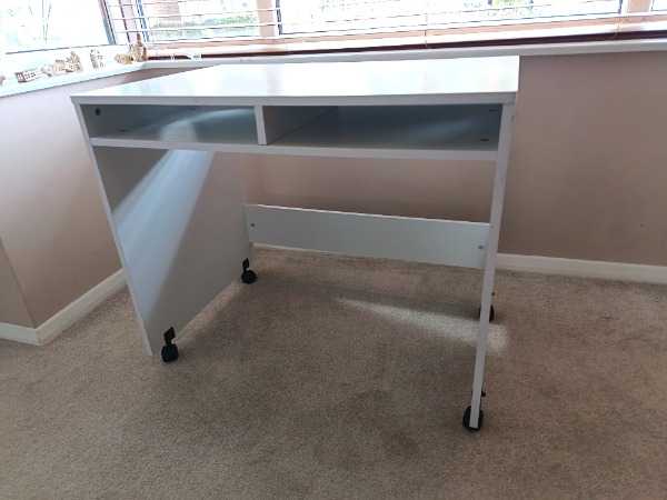 White desk