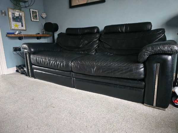 Electric recliner 3 seat sofa