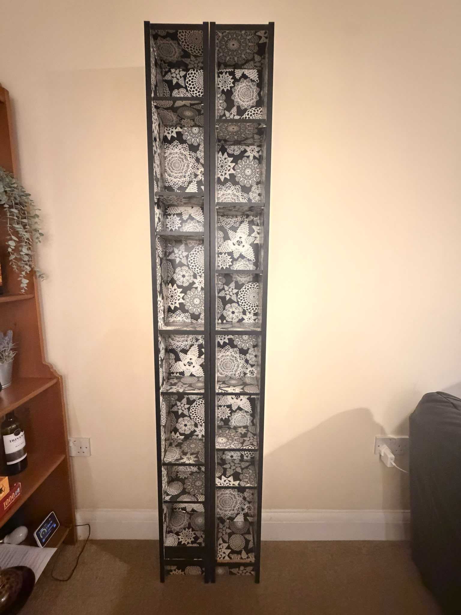 Patterned Bookshelf