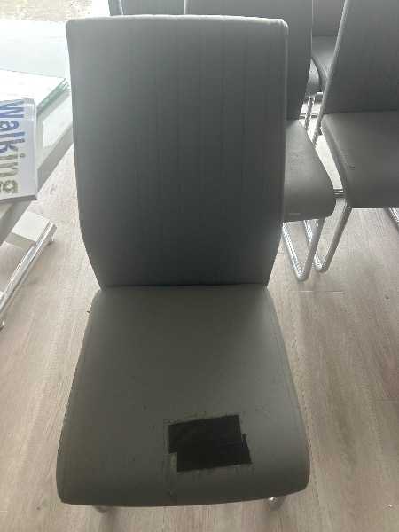 6 Dining room chairs need re-covering