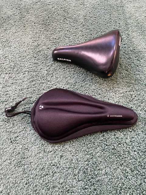 Bike Seat and Cushioned Seat Cover