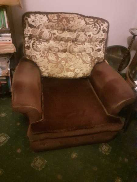 Free 3 seater Sofa and matching Armchair.