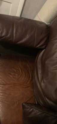 Leather extensible couch
