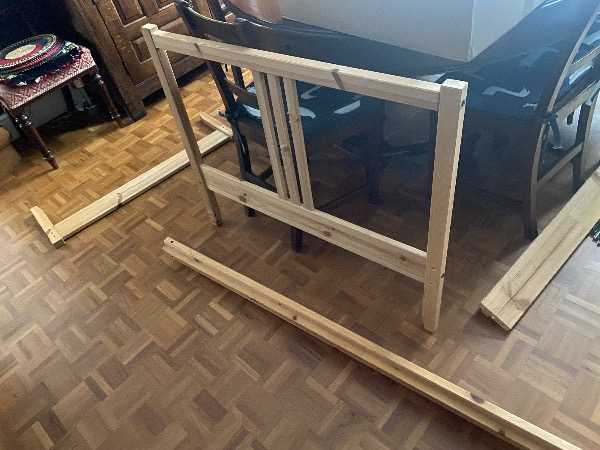 Single pine bed frame