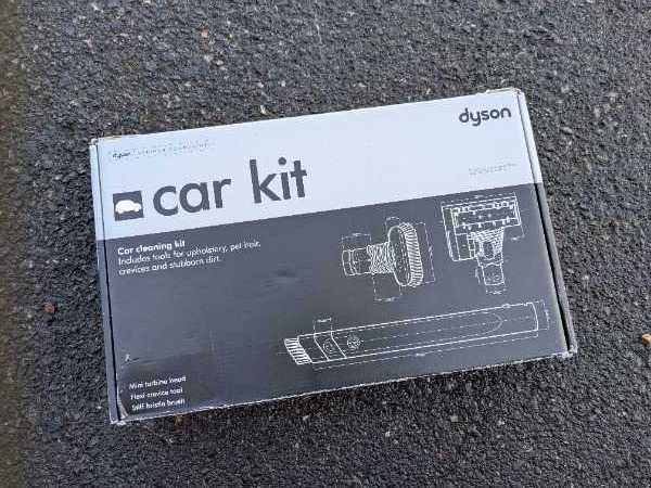 Dyson car cleaning set