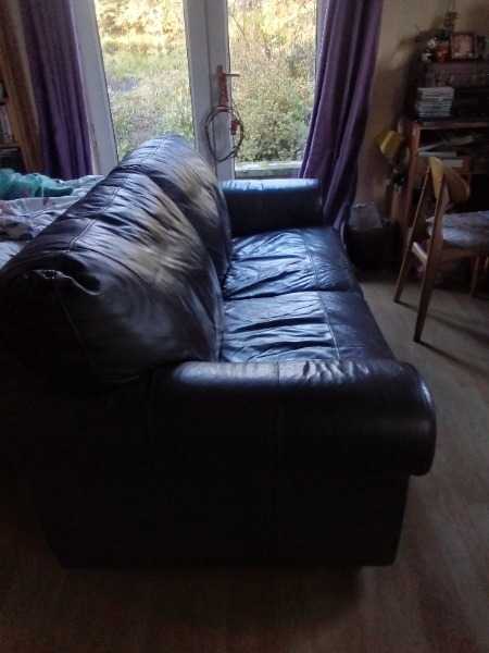 Three seater Leather Sofa