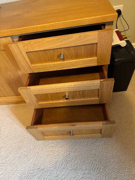 Freecycle: Solid Oak TV Cabinet