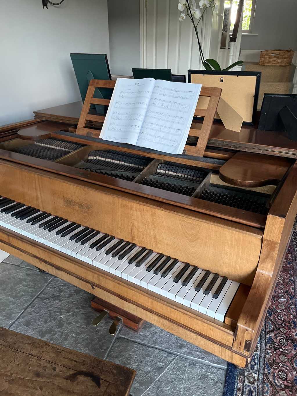 Baby grand piano