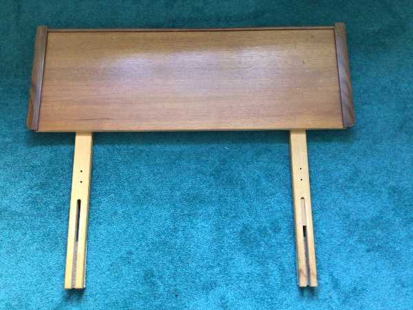 Single bed wooden headboard