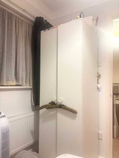 Freecycle: White wardrobe