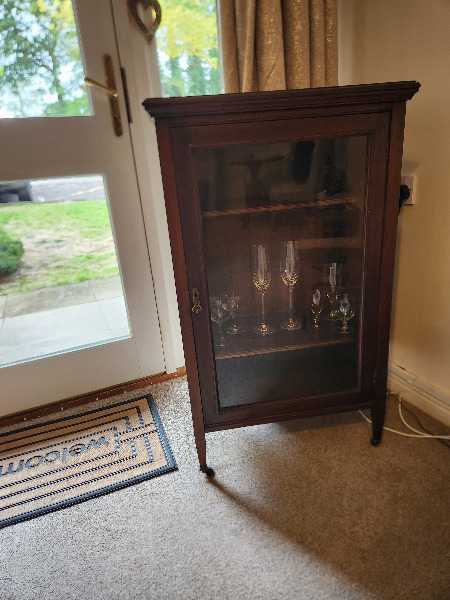 GLASS FRONTED CABINET