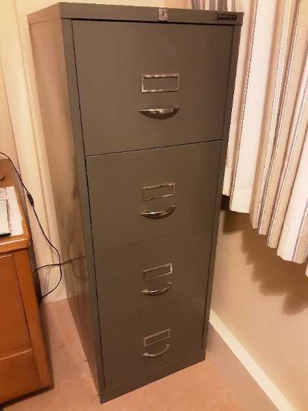 4 drawer filing cabinet