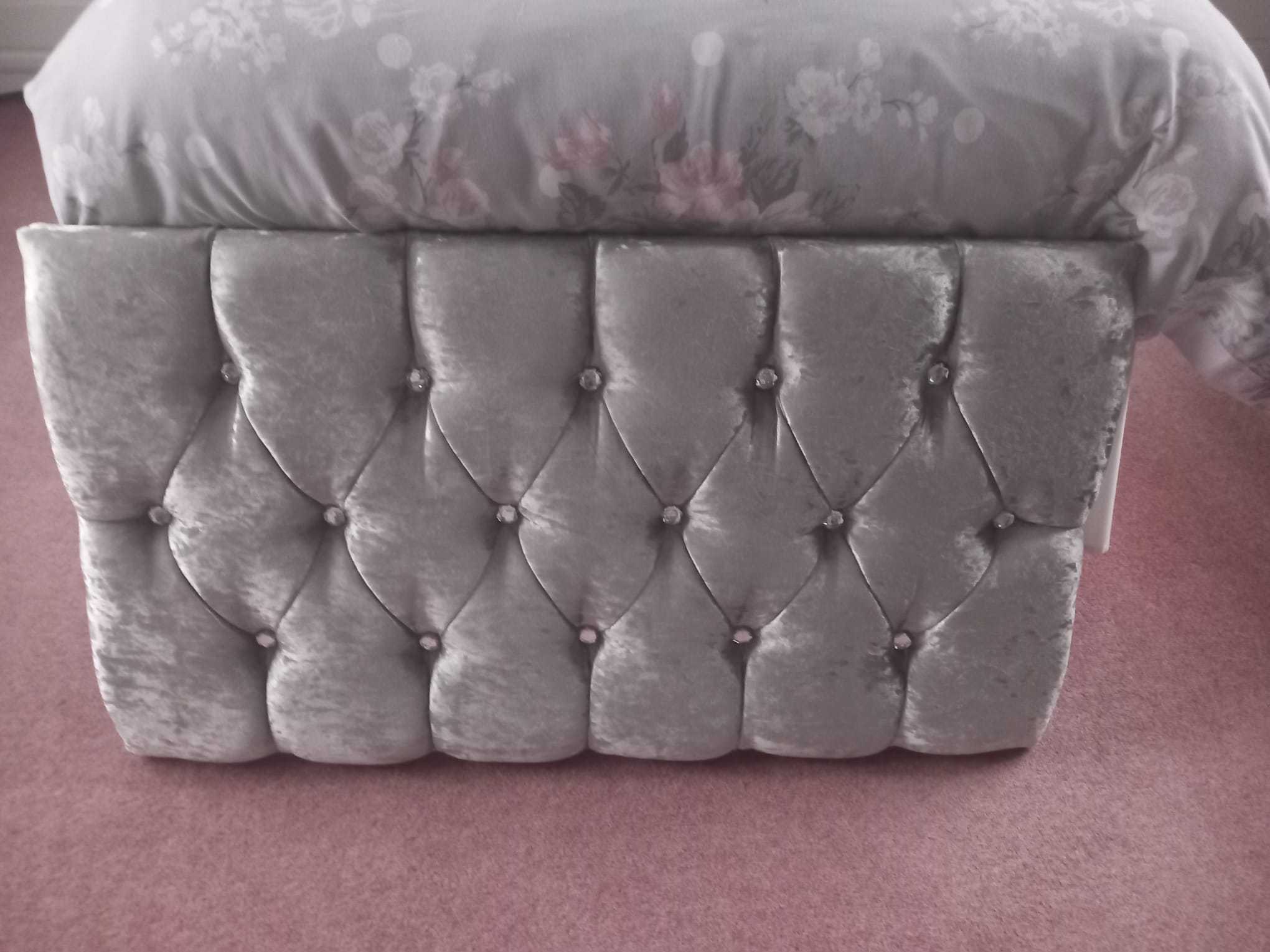Wall Mounted Upholstered Bed Headboard - Single Bed