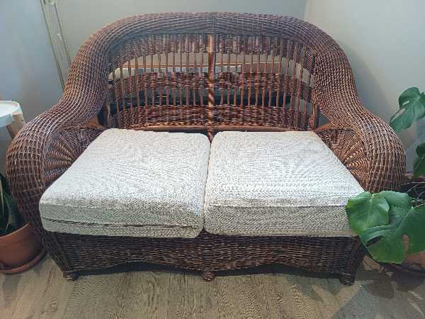 Rattan Sofa Natural Comfortable