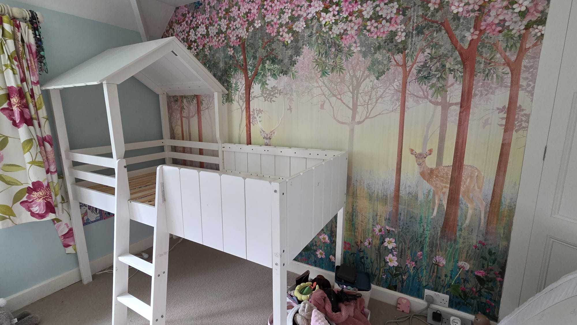 Kids single bunk bed