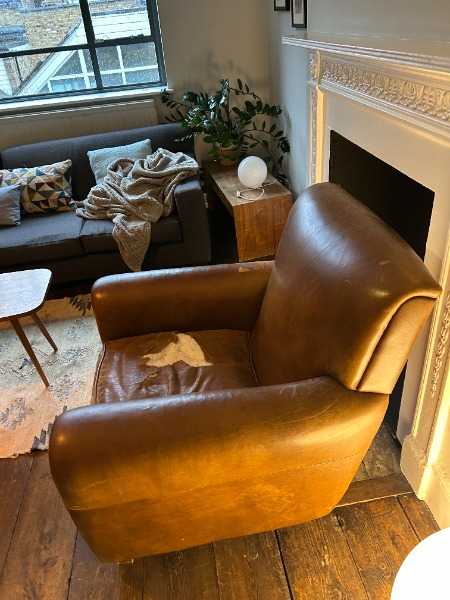 Vintage Leather Arm Chair