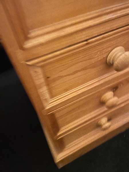Pine desk/dressing table