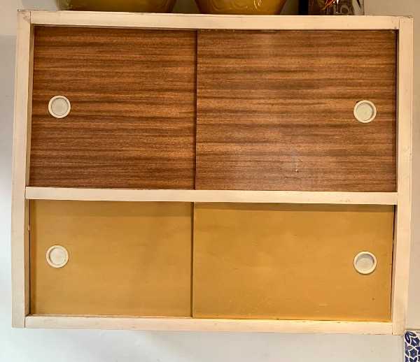 Vintage kitchen wall cupboard