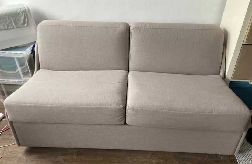 Sofa bed with double mattress