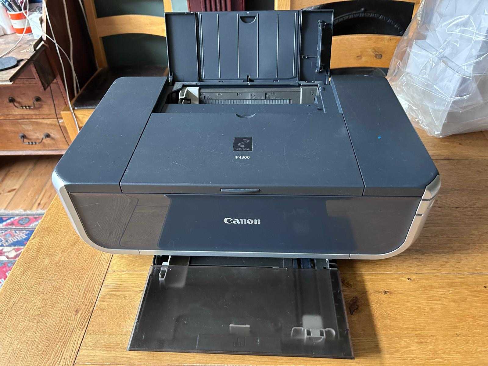 Cannon printer with ink.