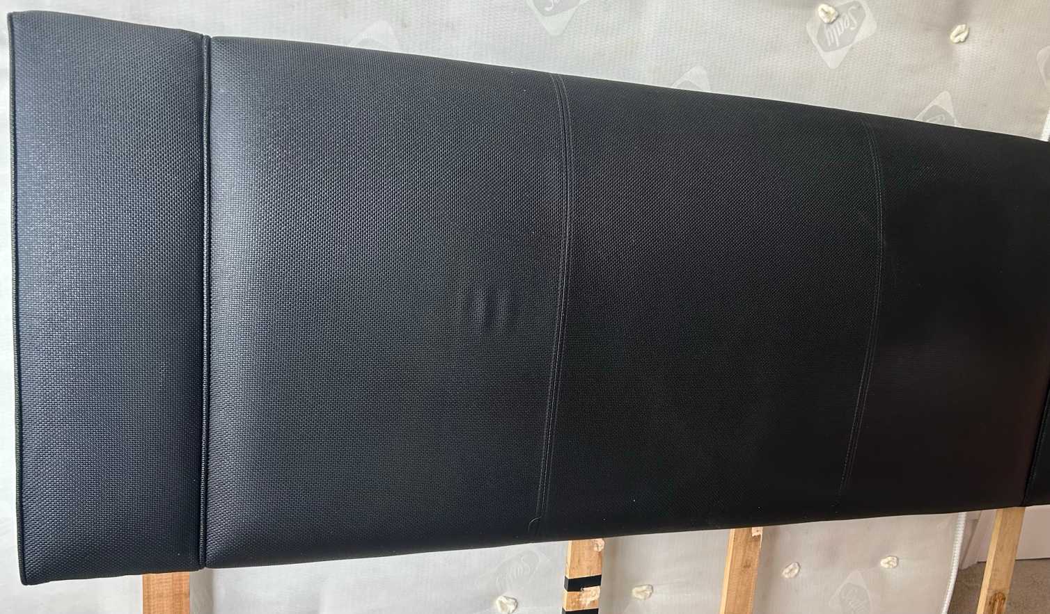 Black  Super King Headboard
