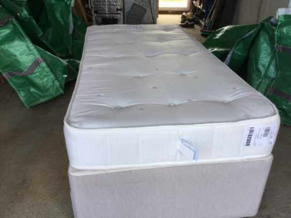 Single Divan Bed with Mattress