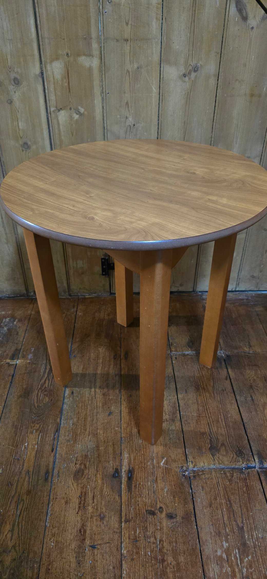 Small round table 63cm high by 60cm diameter