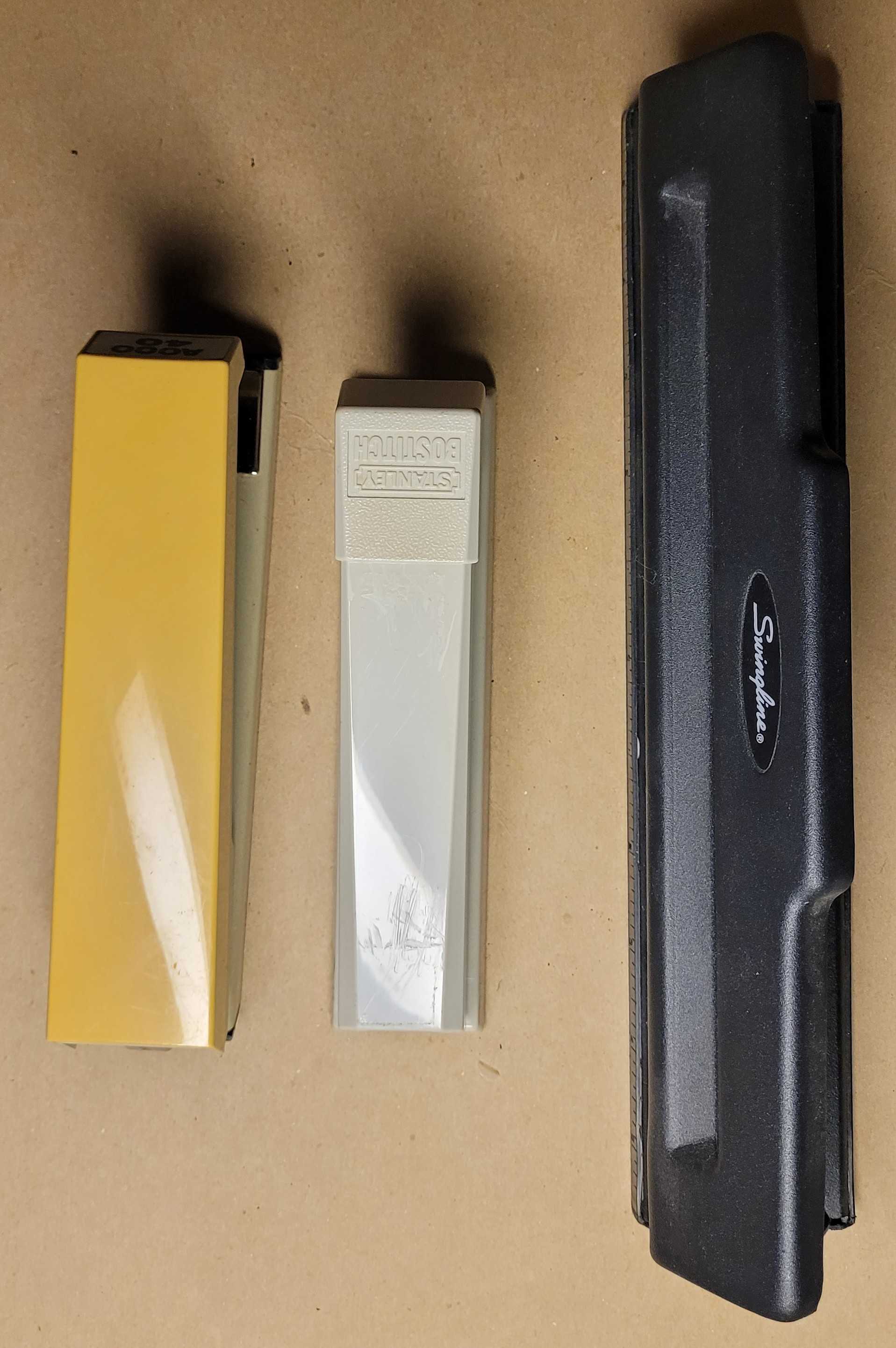 Freecycle: Two staplers and a 3-hole punch