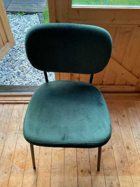 Pair of dining chairs.