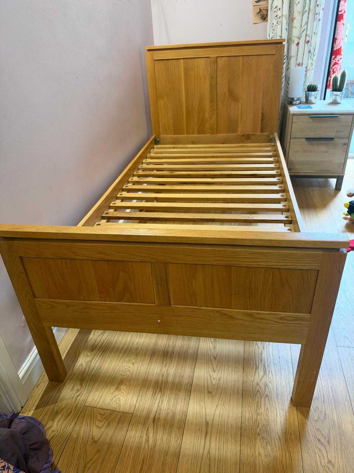 Freecycle: Oak bed frame single