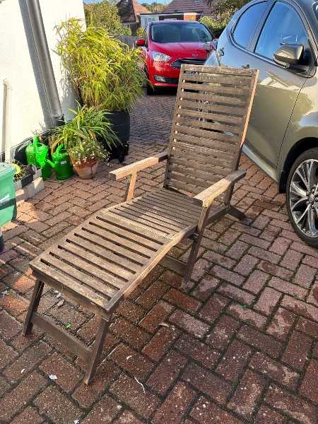 Garden lounger chair