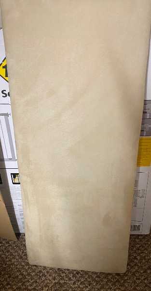 Single bed headboard/ beige suede look