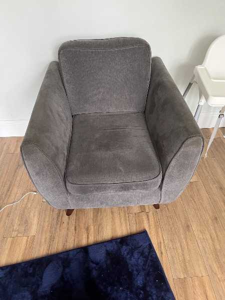 Chair and sofa
