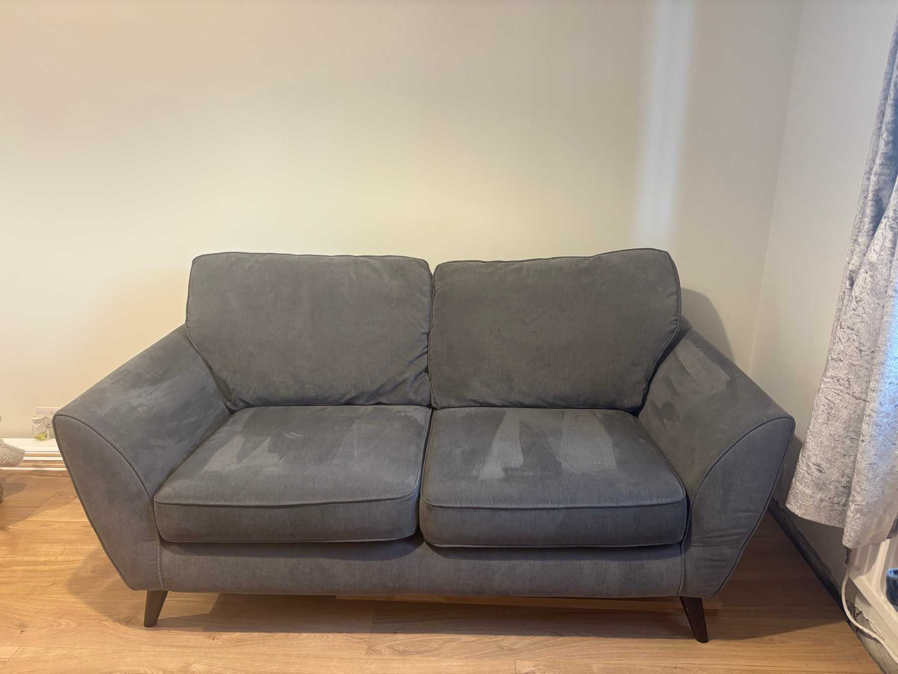 Freecycle: French Connection grey sofa
