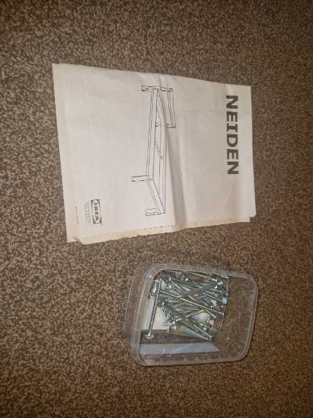 Ikea single wooden bed frame