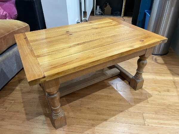 Pine coffee table