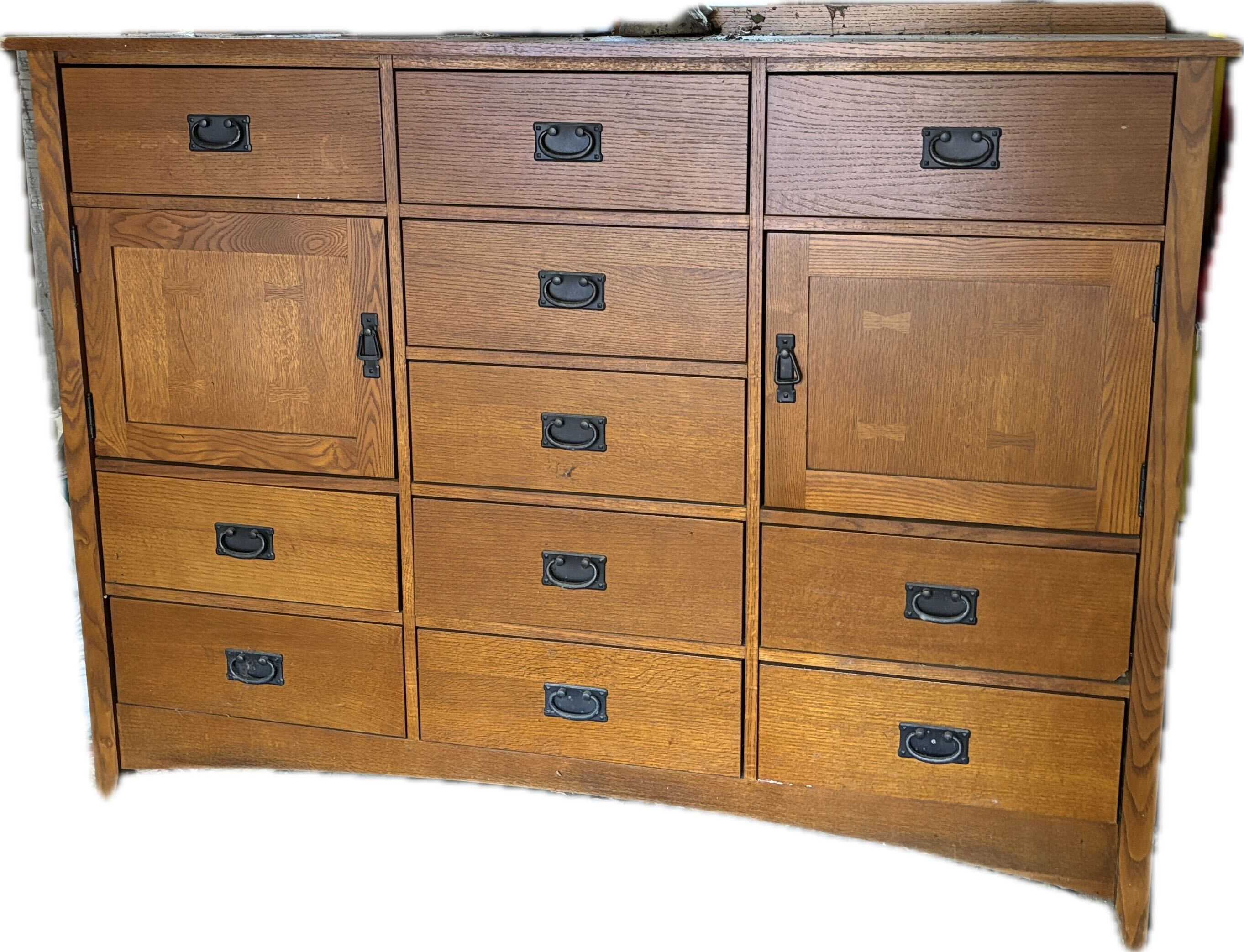 large wood dresser