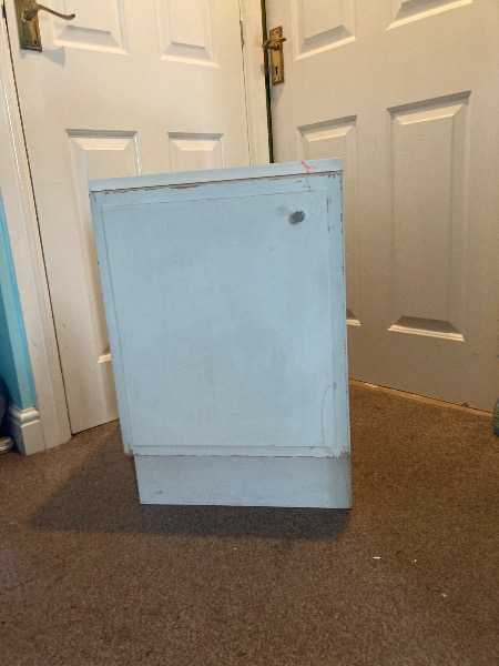 Bedside cabinet/smallcupboard.
