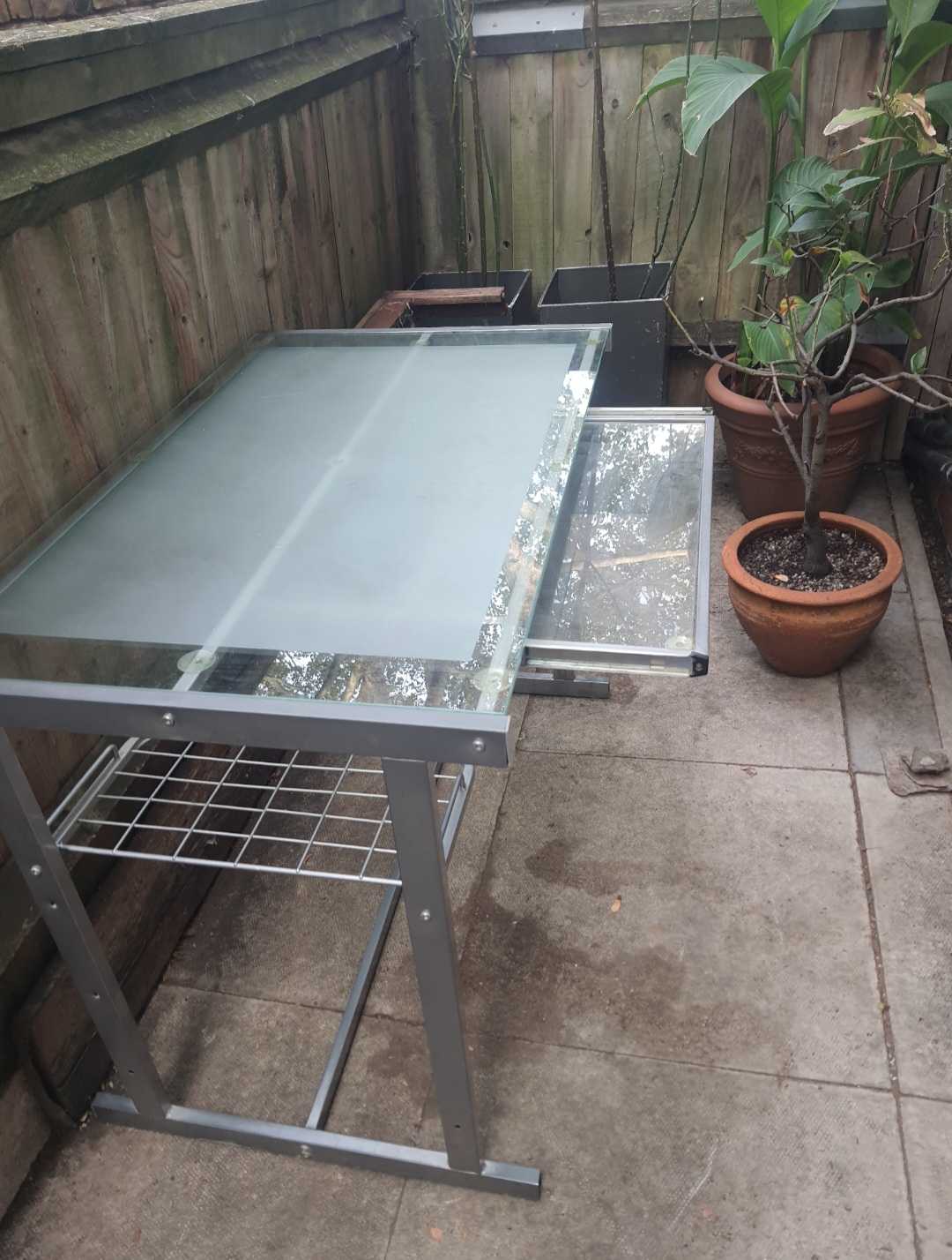 Glass Desk