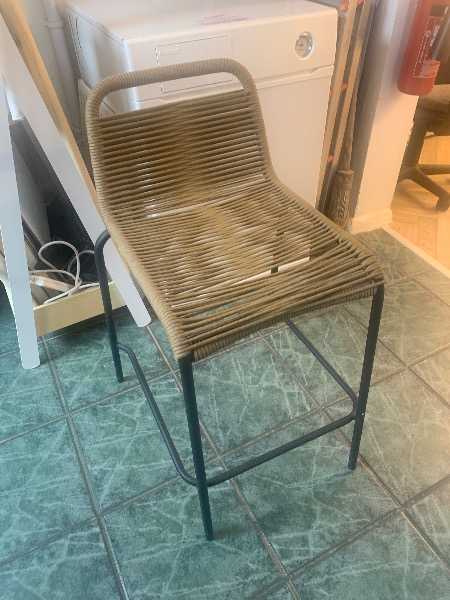 Rope bar stool