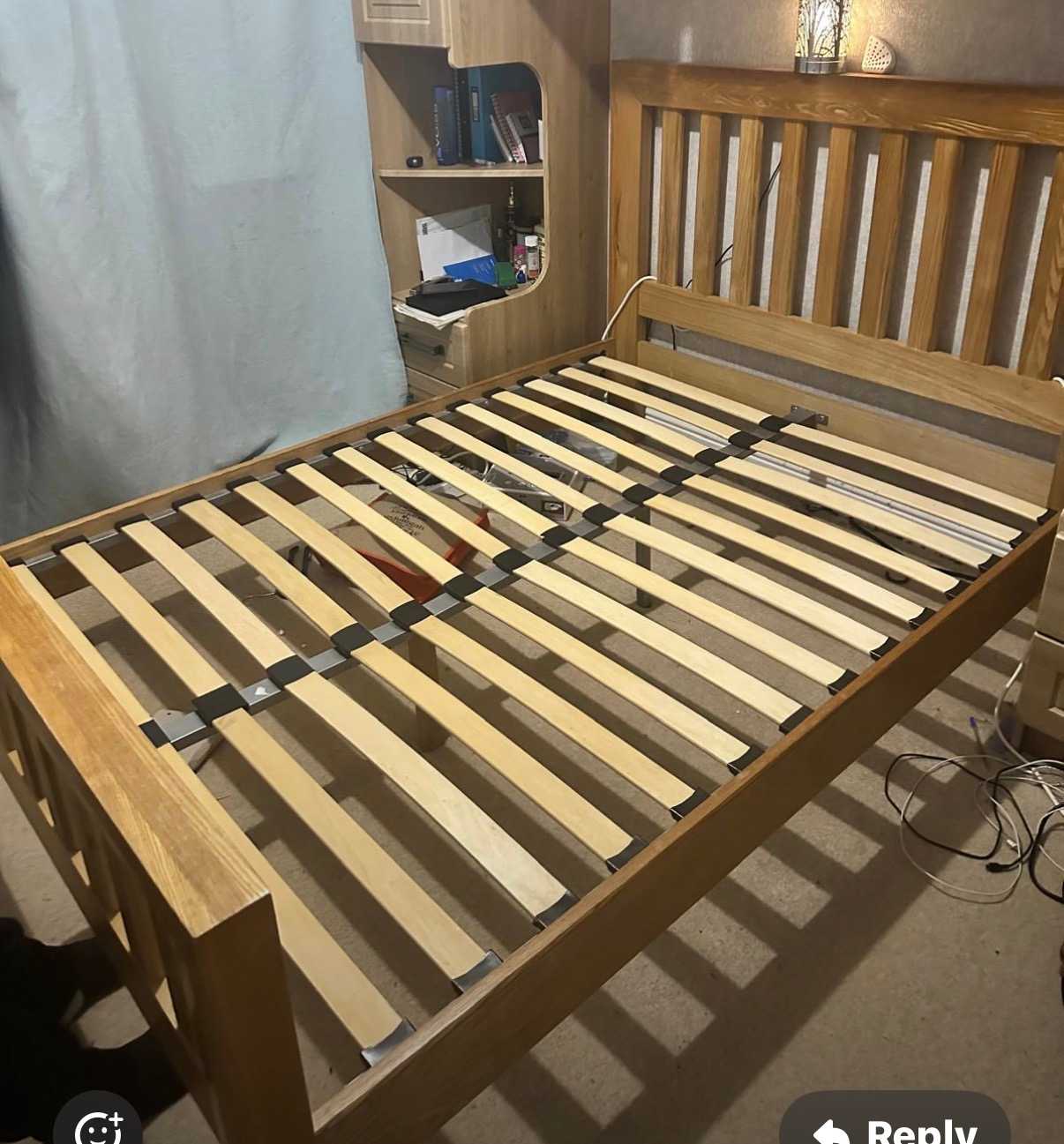 Free double bed and mattress for pick ups
