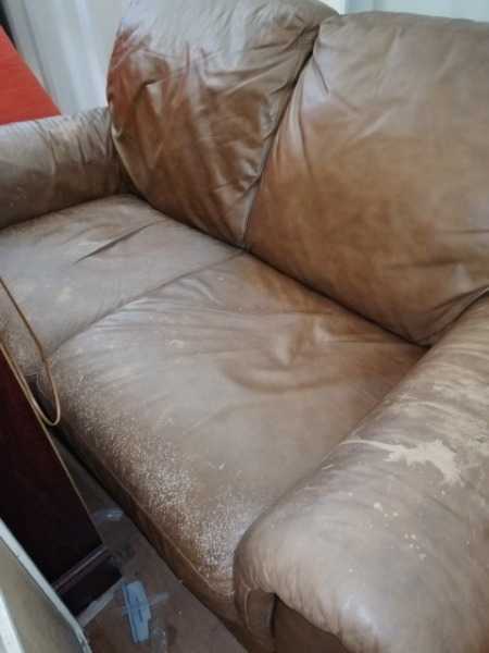 Leather sofa