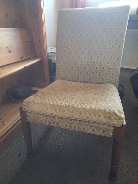 Small fireside chair