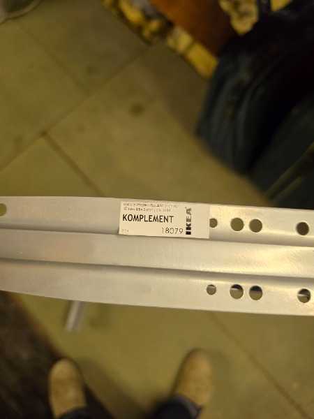 IKEA wardrobe pull out trouser rail