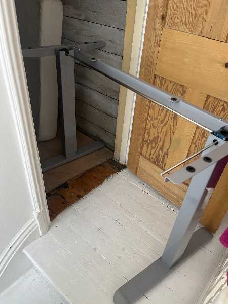 Standing/sitting desk legs (adjustable)