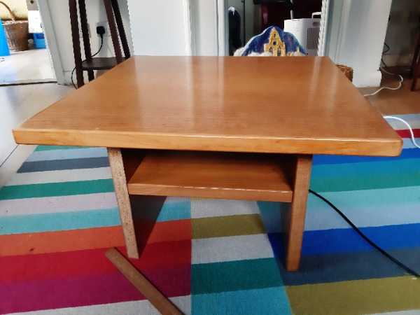 Heavy square coffee table