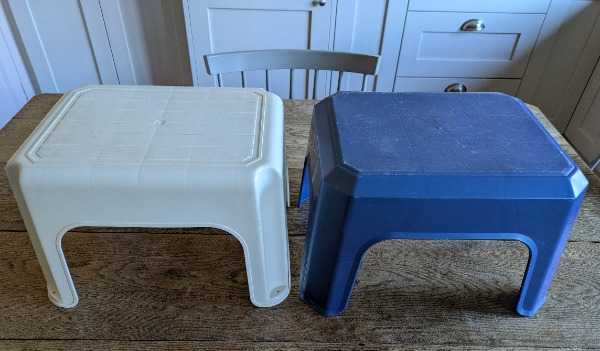 Plastic step stool