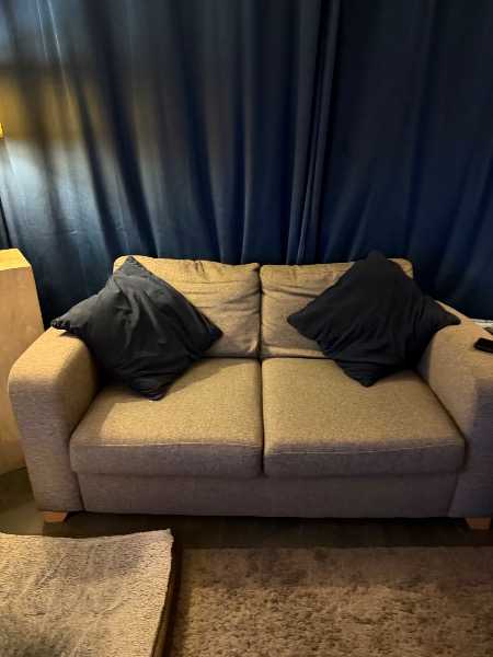 Grey 2 seater sofa dfs